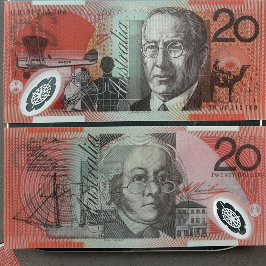 $20 Polymer Australian Prop Notes (Old Series, A+ Grade)