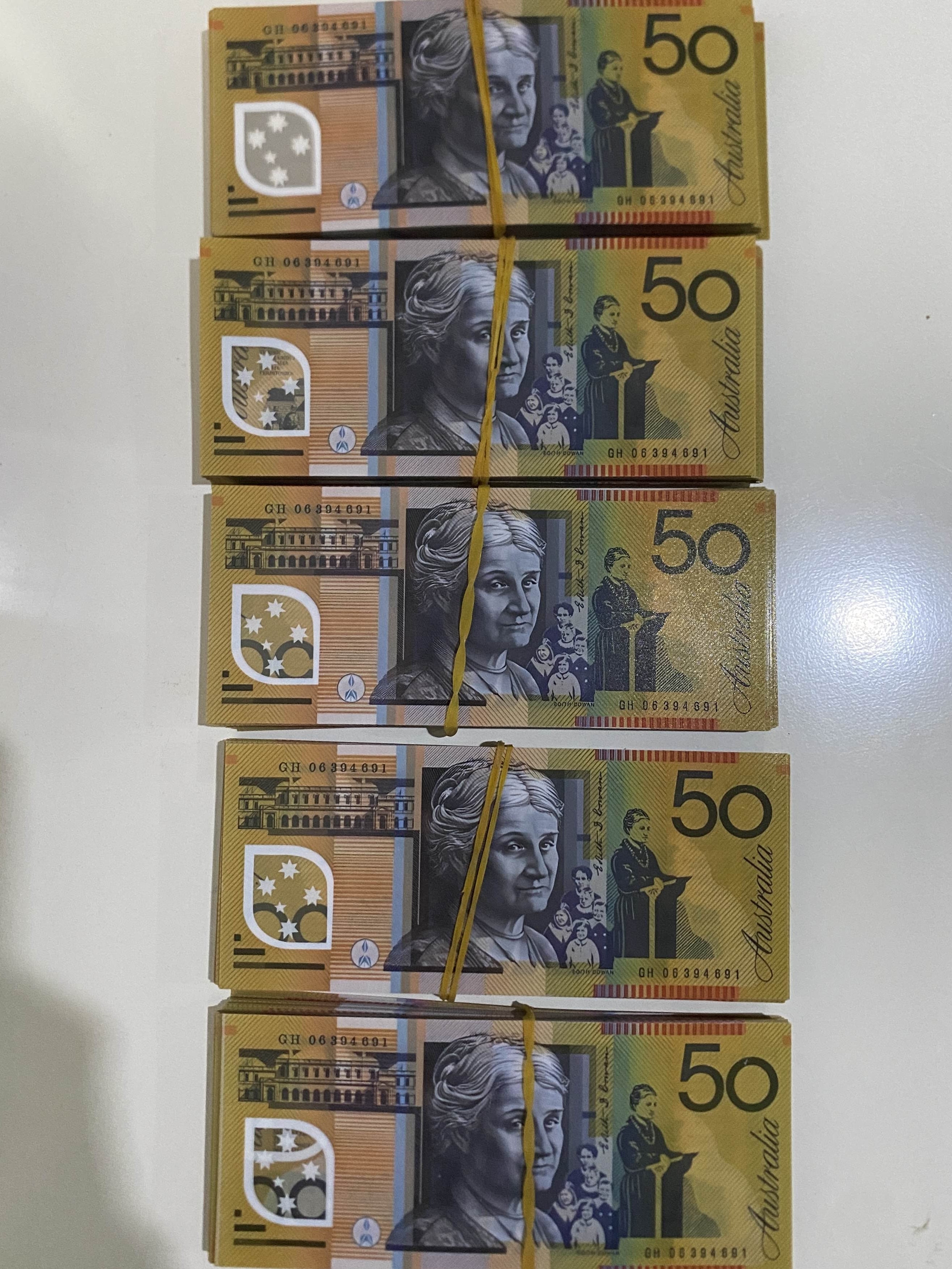 $50 Polymer Prop Notes (Film-Ready, A+ Grade)