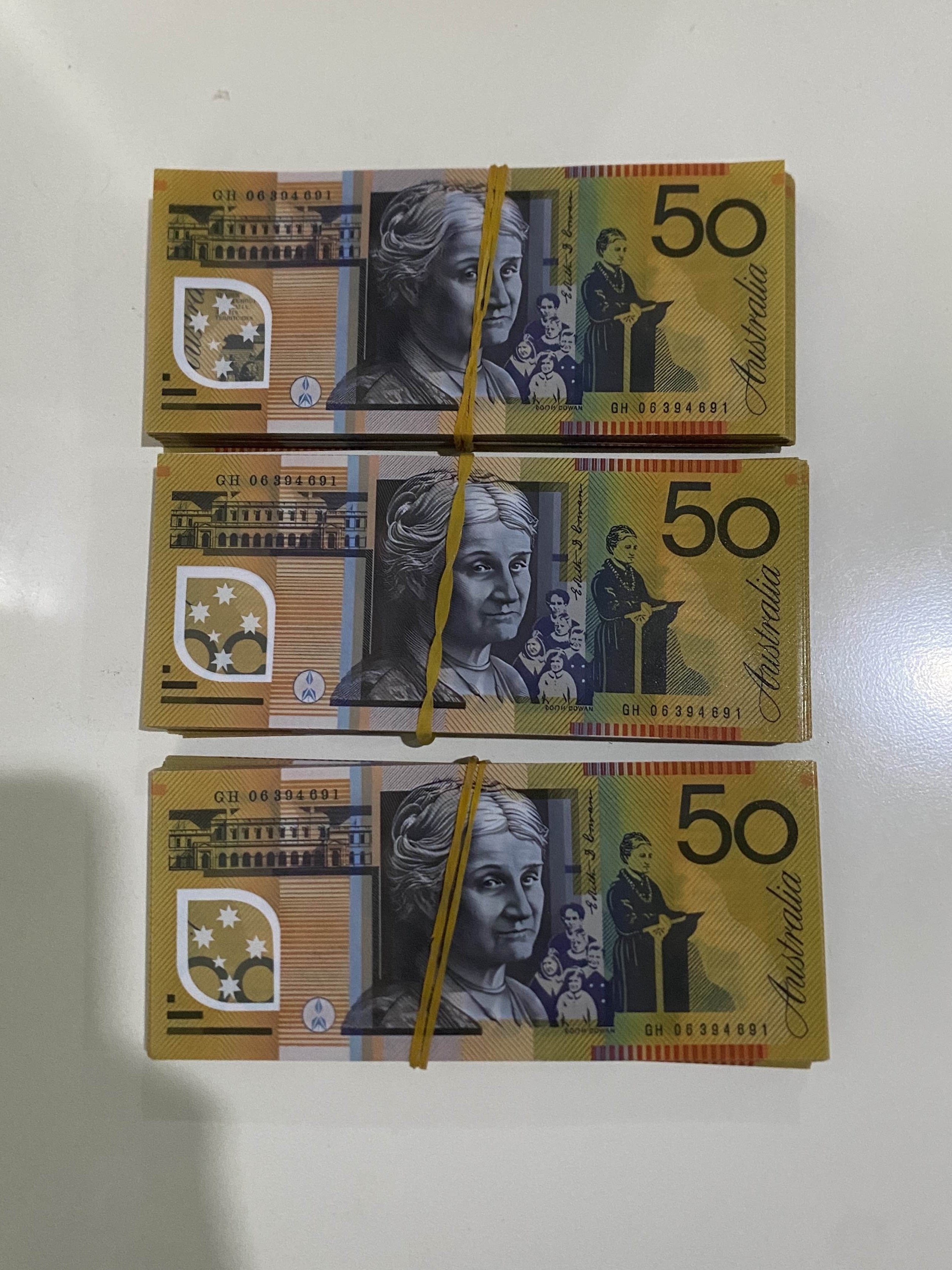 $50 Polymer Prop Notes (Film-Ready, A+ Grade)