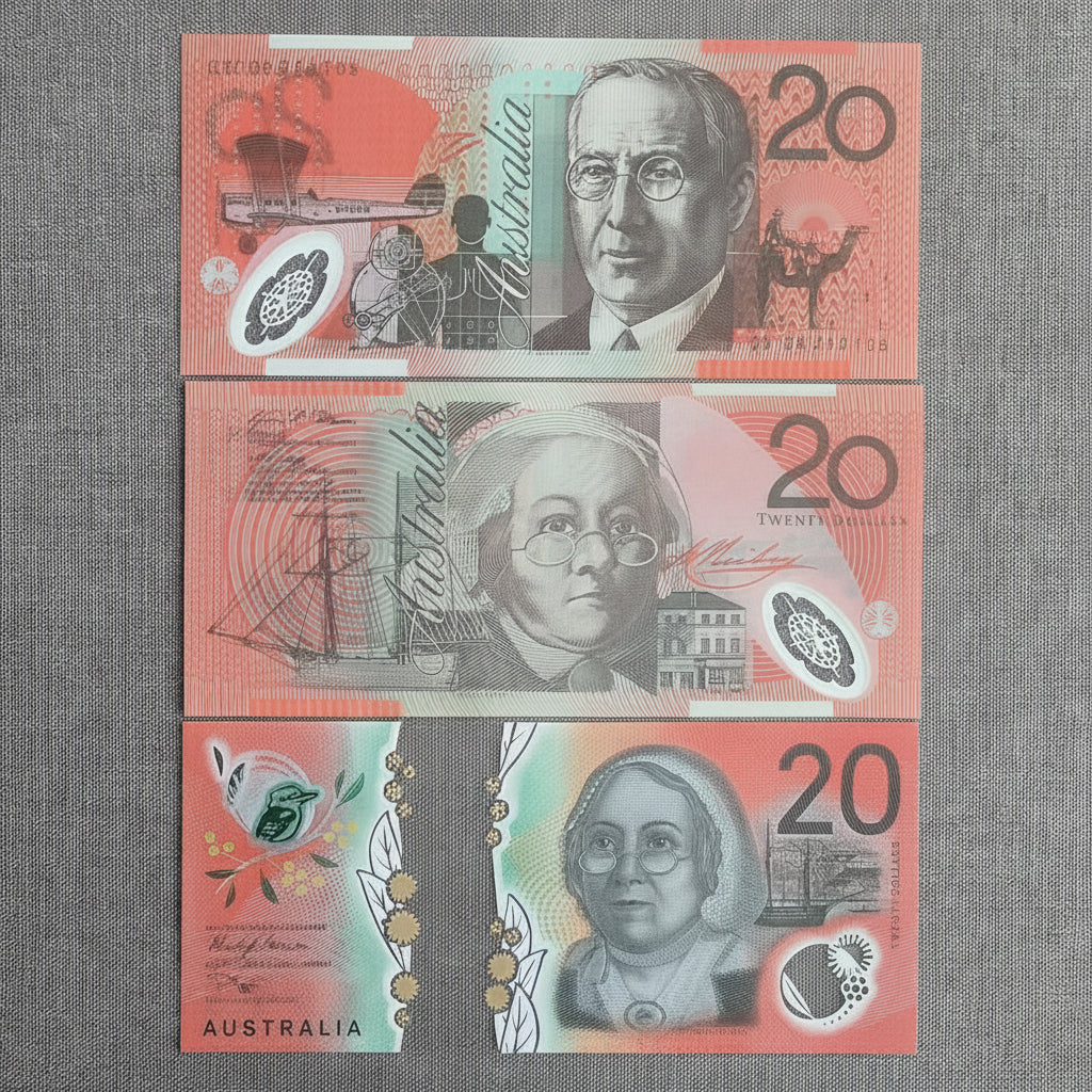 $20 Polymer Australian Prop Notes (Old Series, A+ Grade)