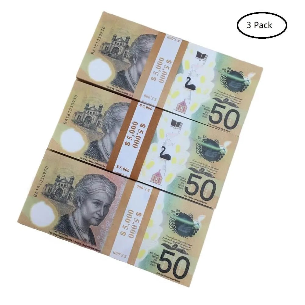 $50 CineNote™ Prop Money (Film-Ready)